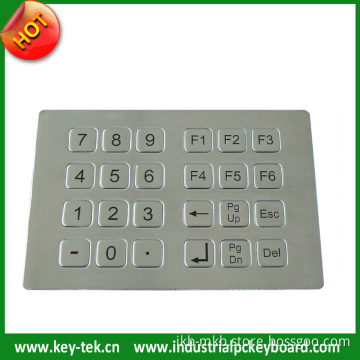 DOT Matrix Stainless Steel Numeric Keypad with USB